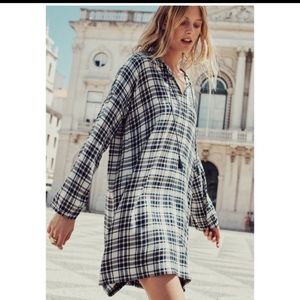 Madewell Plaid Artiste Tunic Dress